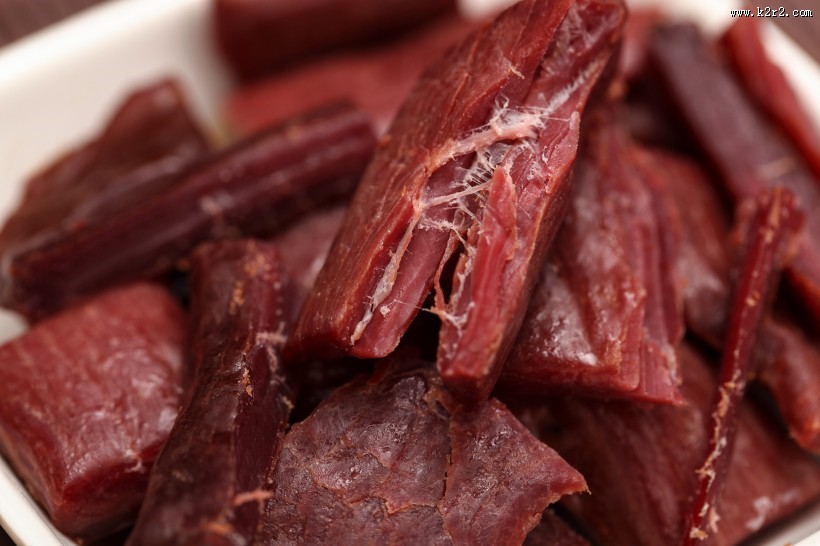 美味营养的鹿肉肉脯图片
