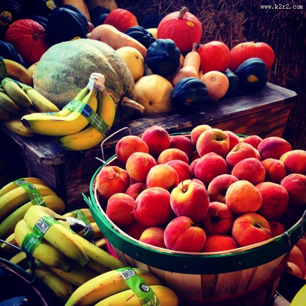 诱人的桃子图片