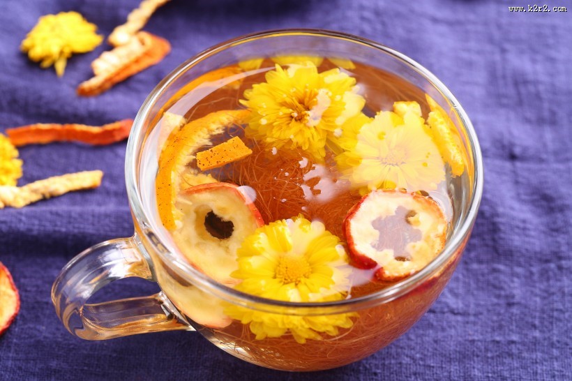 好看好喝的清火菊花茶图片