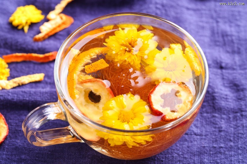 好看好喝的清火菊花茶图片