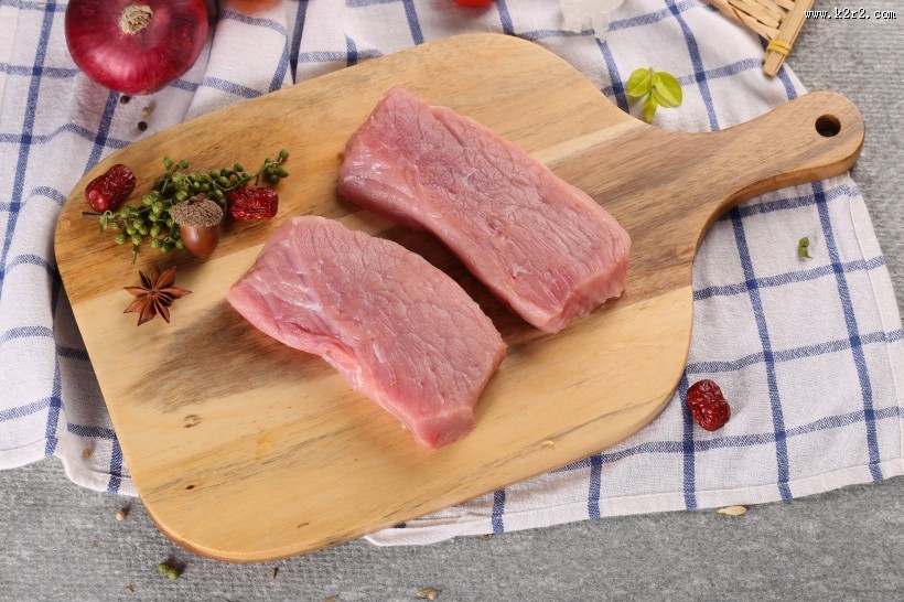 美味营养的纯瘦猪肉图片