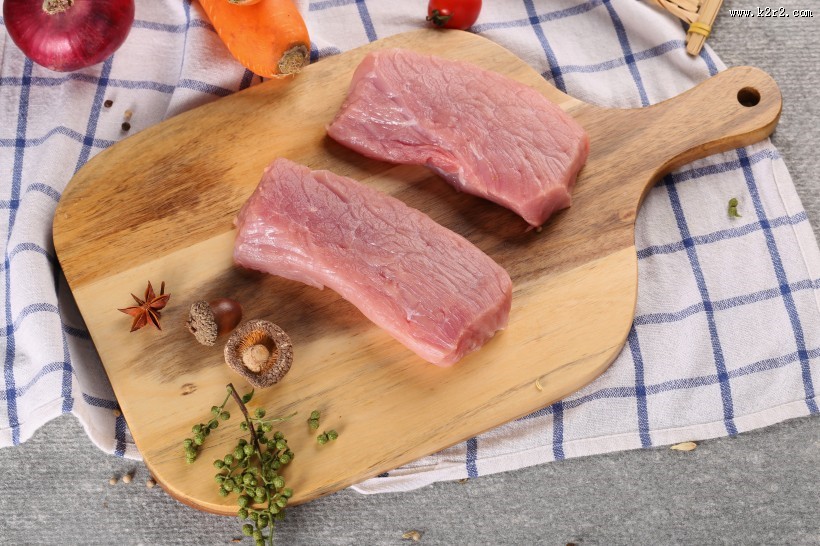 美味营养的纯瘦猪肉图片