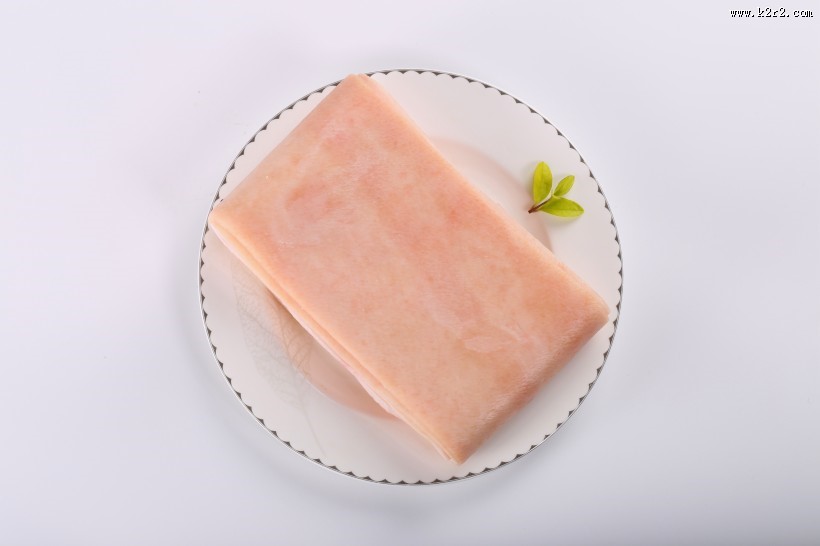 满满胶原蛋白的猪皮图片