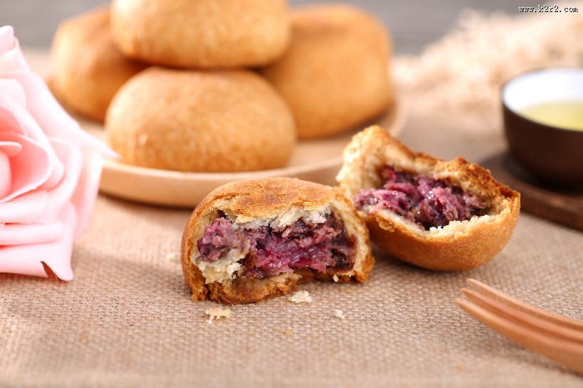 传统老式月饼图片