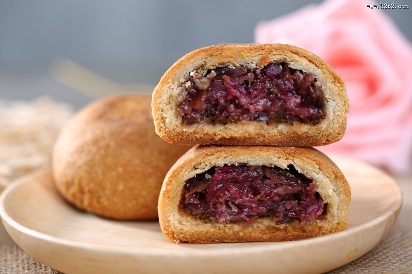 传统老式月饼图片