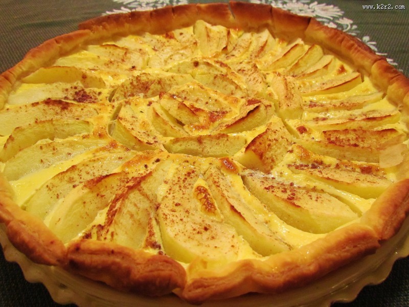 美味好吃的苹果派图片