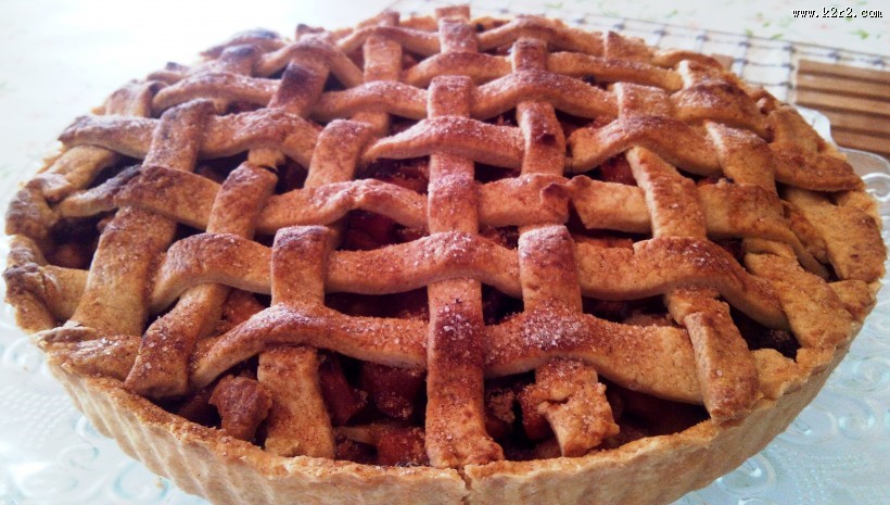美味好吃的苹果派图片