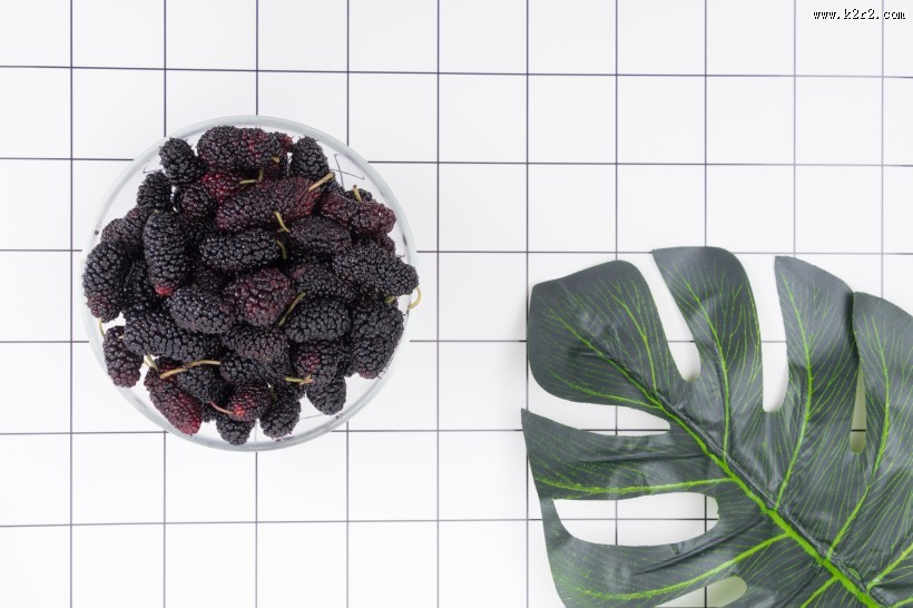 酸甜可口的桑葚图片