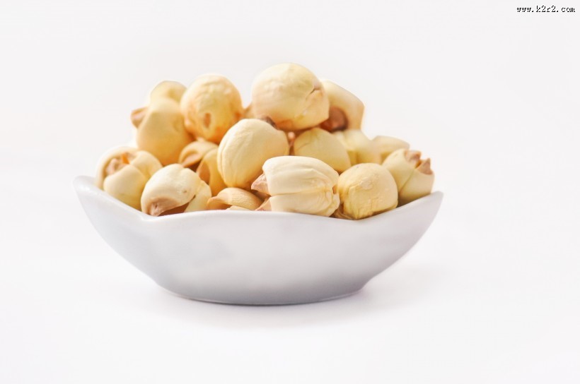 白色的莲子图片