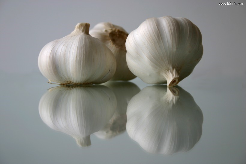 厨房里的大蒜图片
