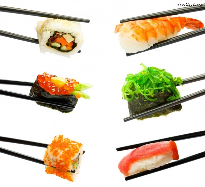 美味的寿司图片