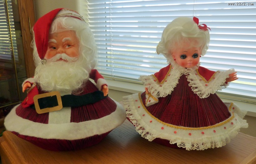 可爱的圣诞老人摆件图片大全