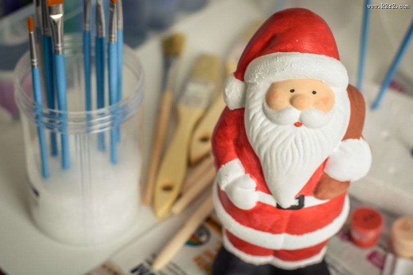 可爱的圣诞老人摆件图片大全