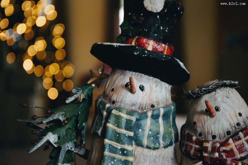 可爱的雪人玩偶图片