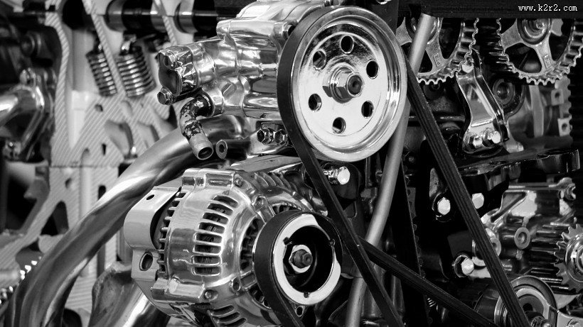 形状各异的金属齿轮图片