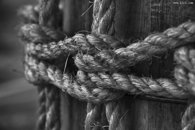 绳子的特写图片