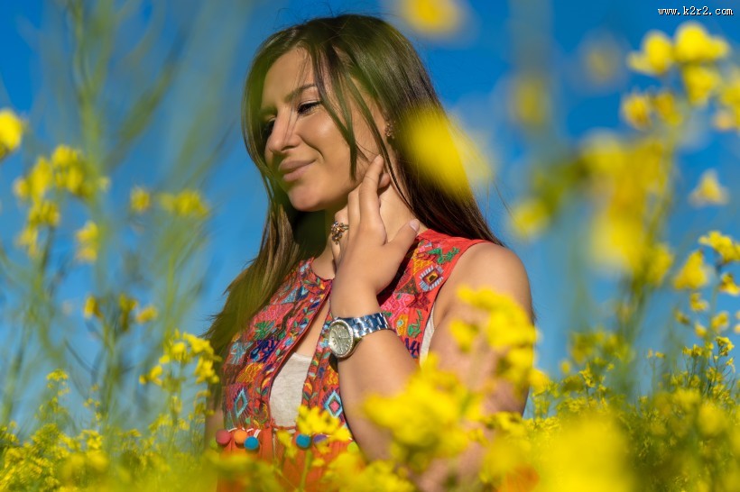 女士手上的手表图片