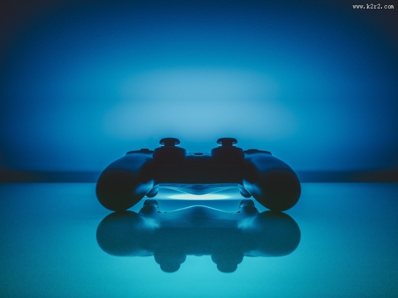 游戏手柄的特写图片