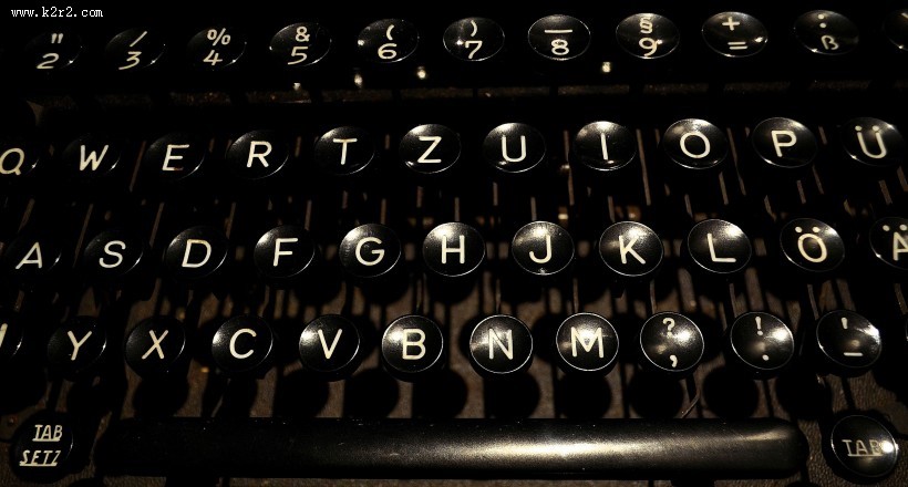 老式打字机高清图片