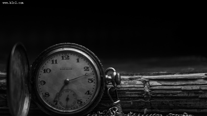 精致的复古怀表图片