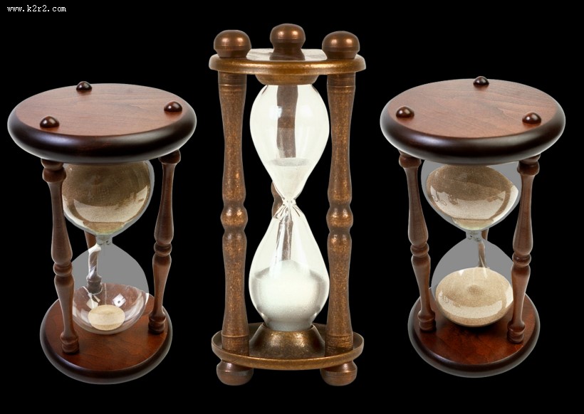 用来测量时间的沙漏图片