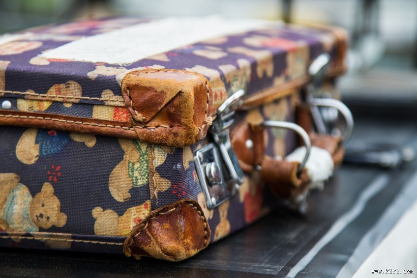 老式的行李箱图片