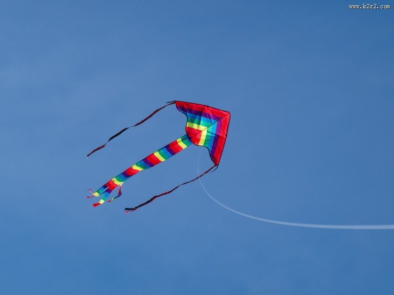 放飞的风筝图片