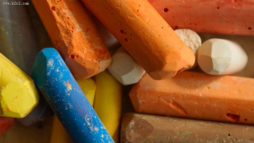 彩色粉笔图片大全