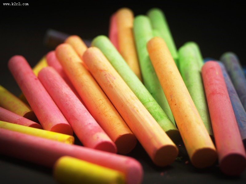彩色粉笔图片大全