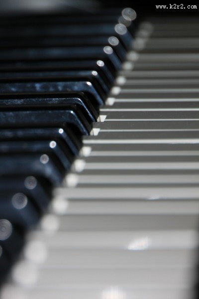 钢琴的黑白键盘图片大全