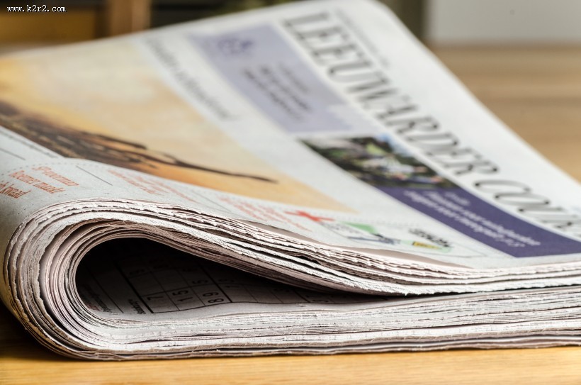 信息丰富的报纸图片