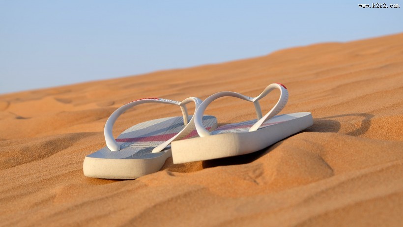 休闲的人字拖图片