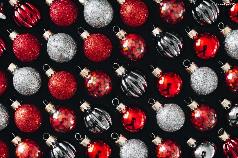 圣诞节装饰圣诞球图片