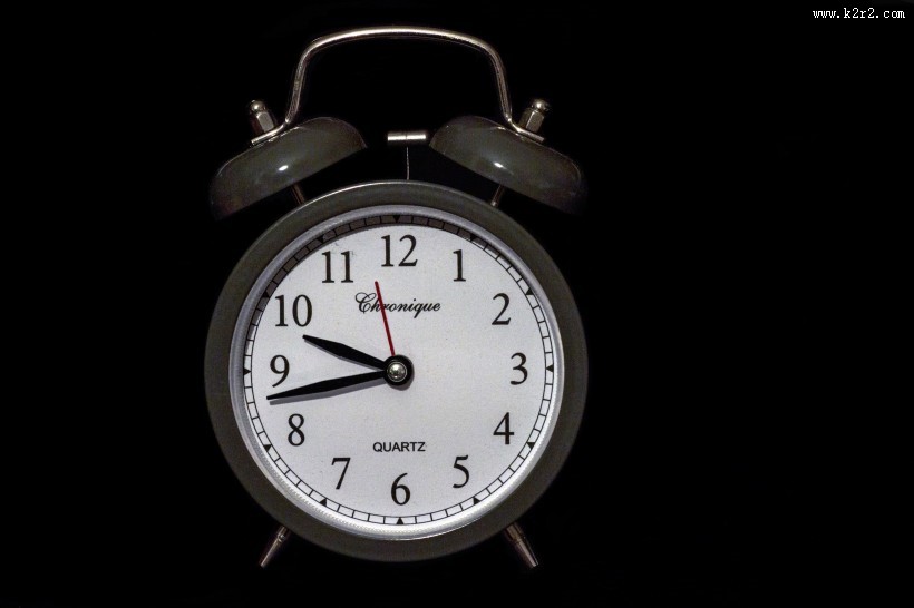 圆形机械小闹钟图片