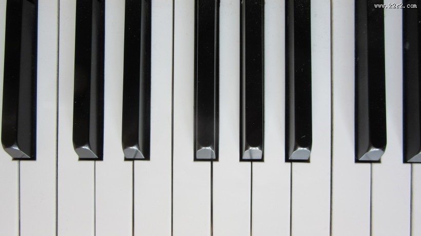 钢琴键盘图片