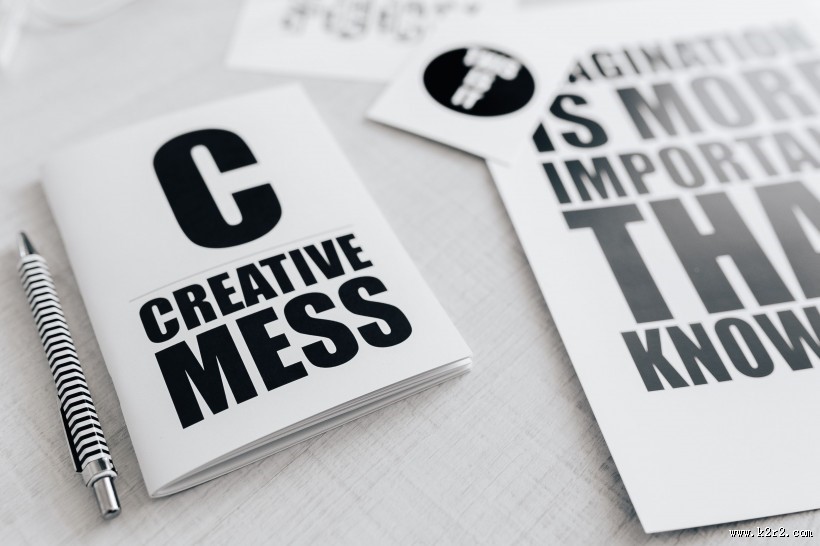 黑白色调的物件摆放图片