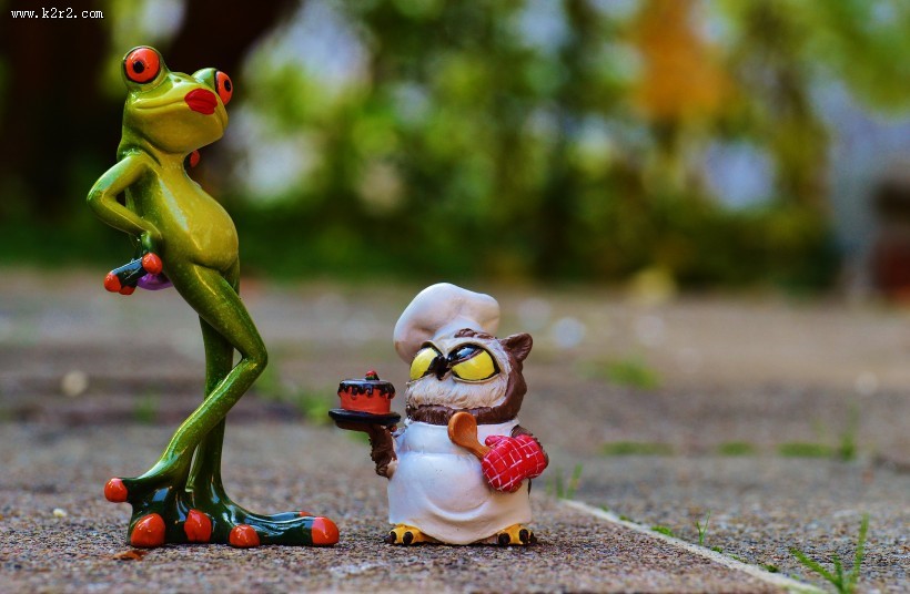 有趣的青蛙摆件图片