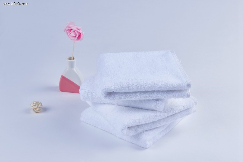 整齐的白色方巾图片大全