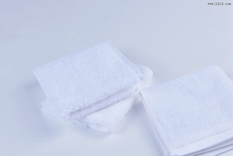 整齐的白色方巾图片大全