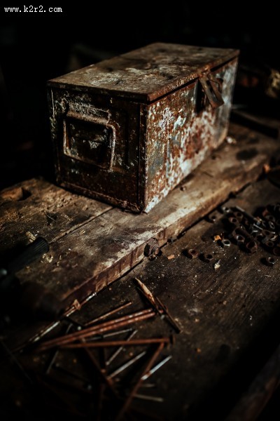 车间里的旧箱子图片大全