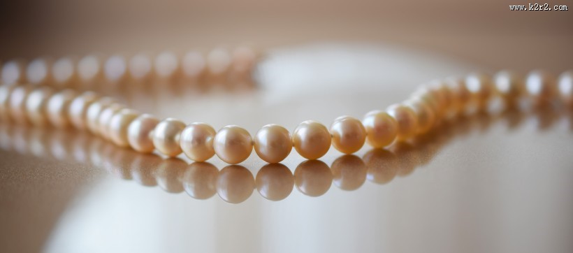 漂亮的珍珠项链图片