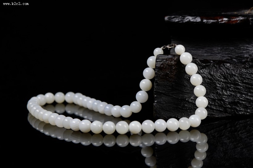 漂亮的珍珠项链图片