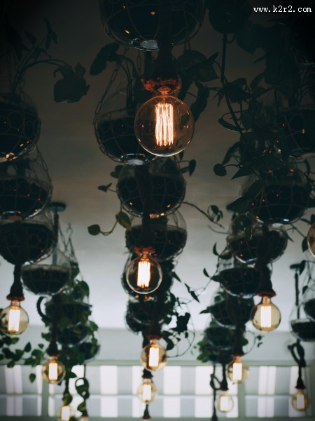 工业风装饰用的灯泡图片