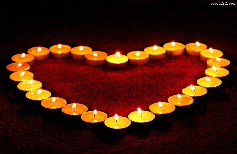 美丽的烛火图片大全