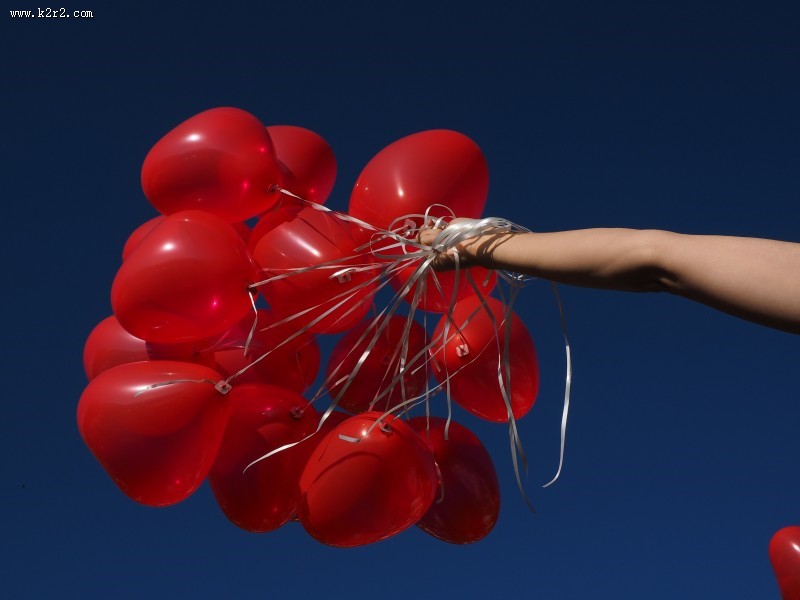 漂亮的求婚气球图片