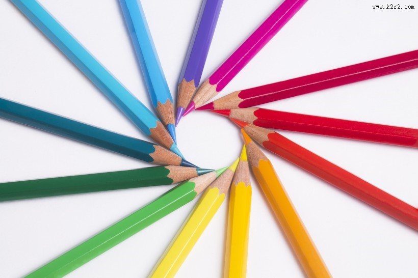 好看的彩色铅笔图片