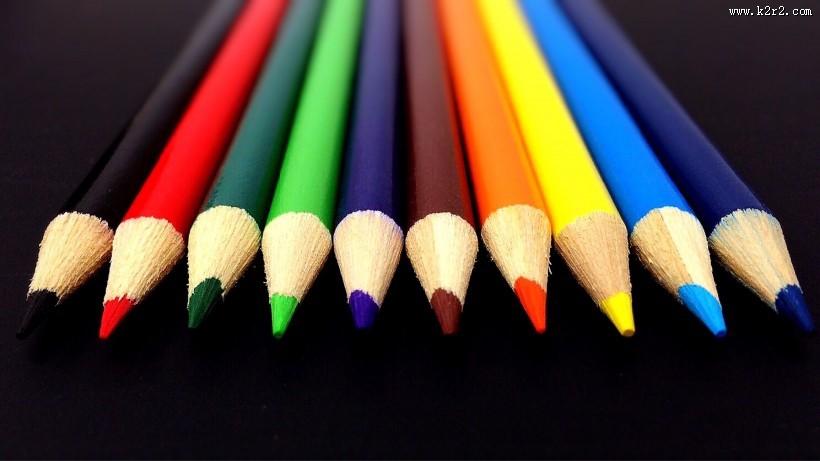 好看的彩色铅笔图片