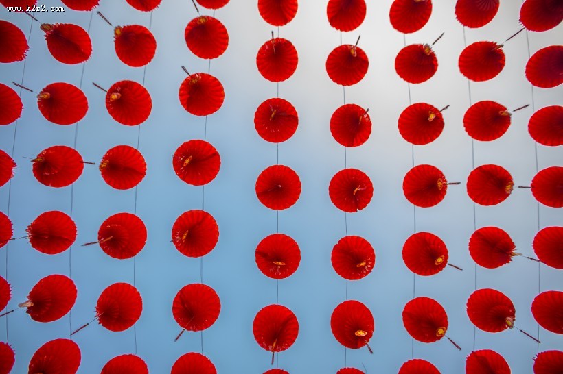 年味十足的大红灯笼图片大全