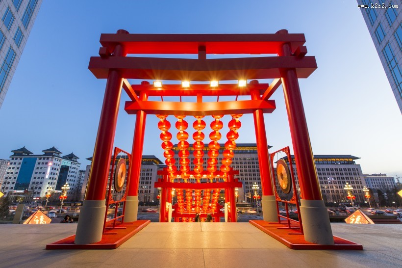 年味十足的大红灯笼图片大全