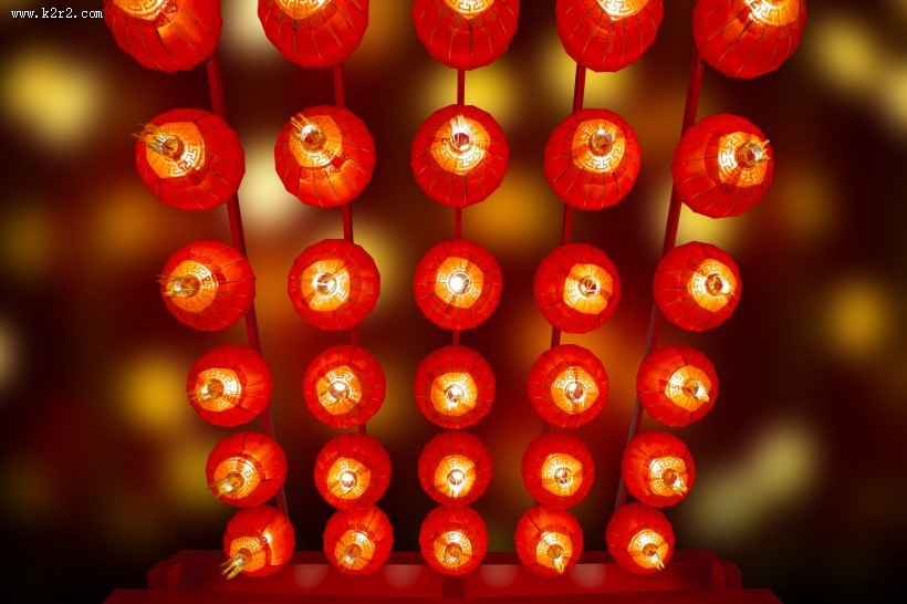 年味十足的大红灯笼图片大全